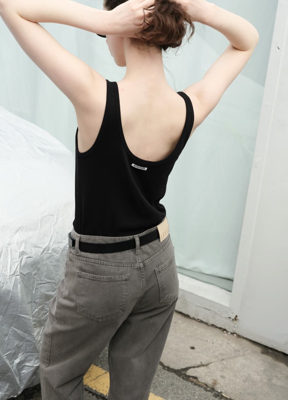 All-day Sleeveless Top - Black