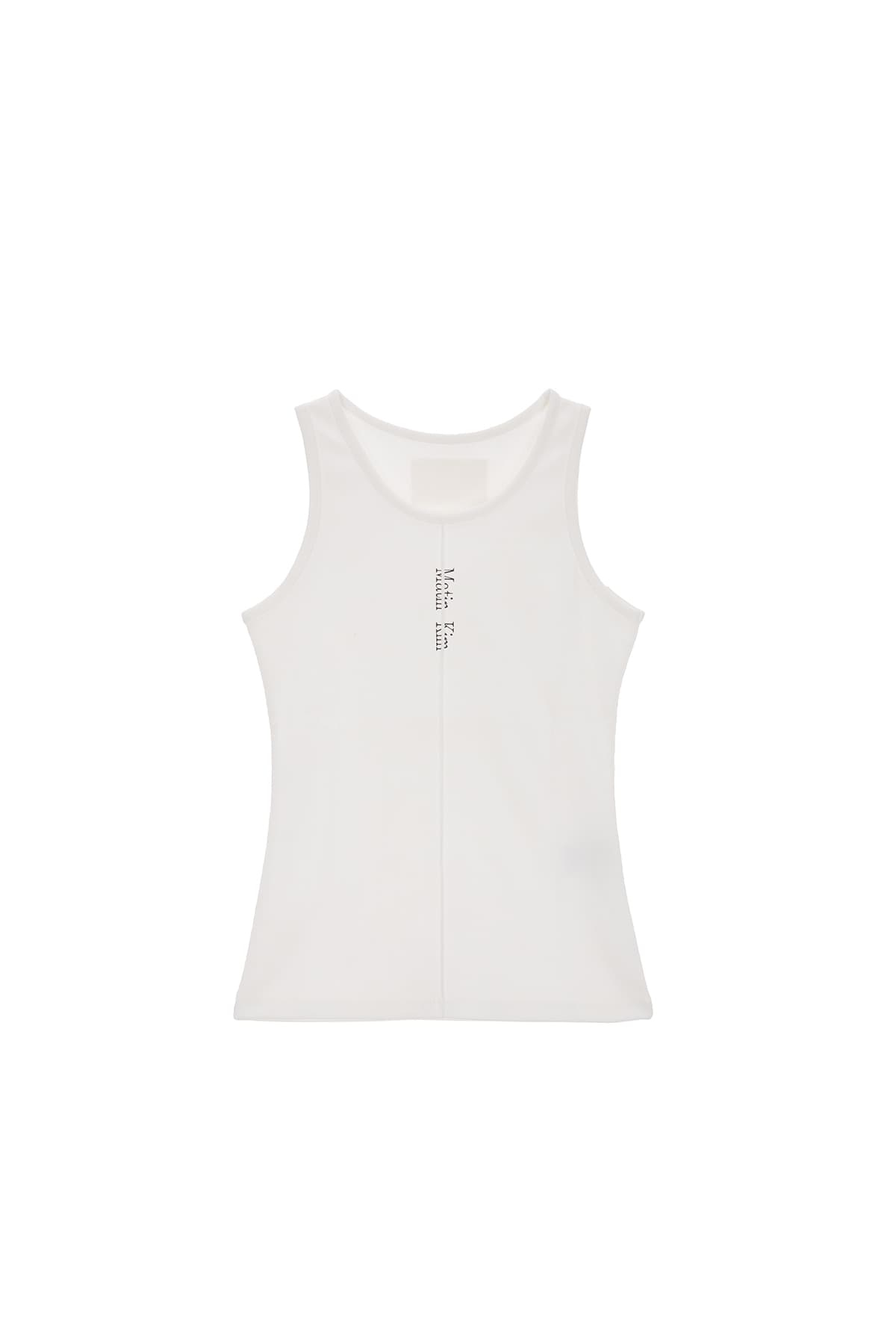 PINTUCK SLEEVELESS TOP IN WHITE