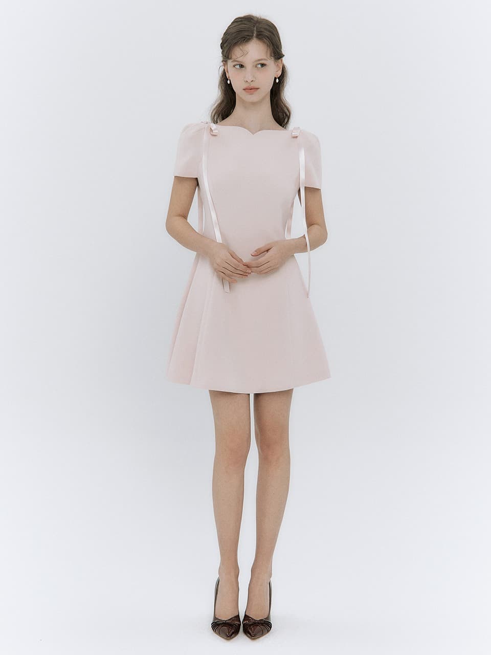 Eri heart mini dress