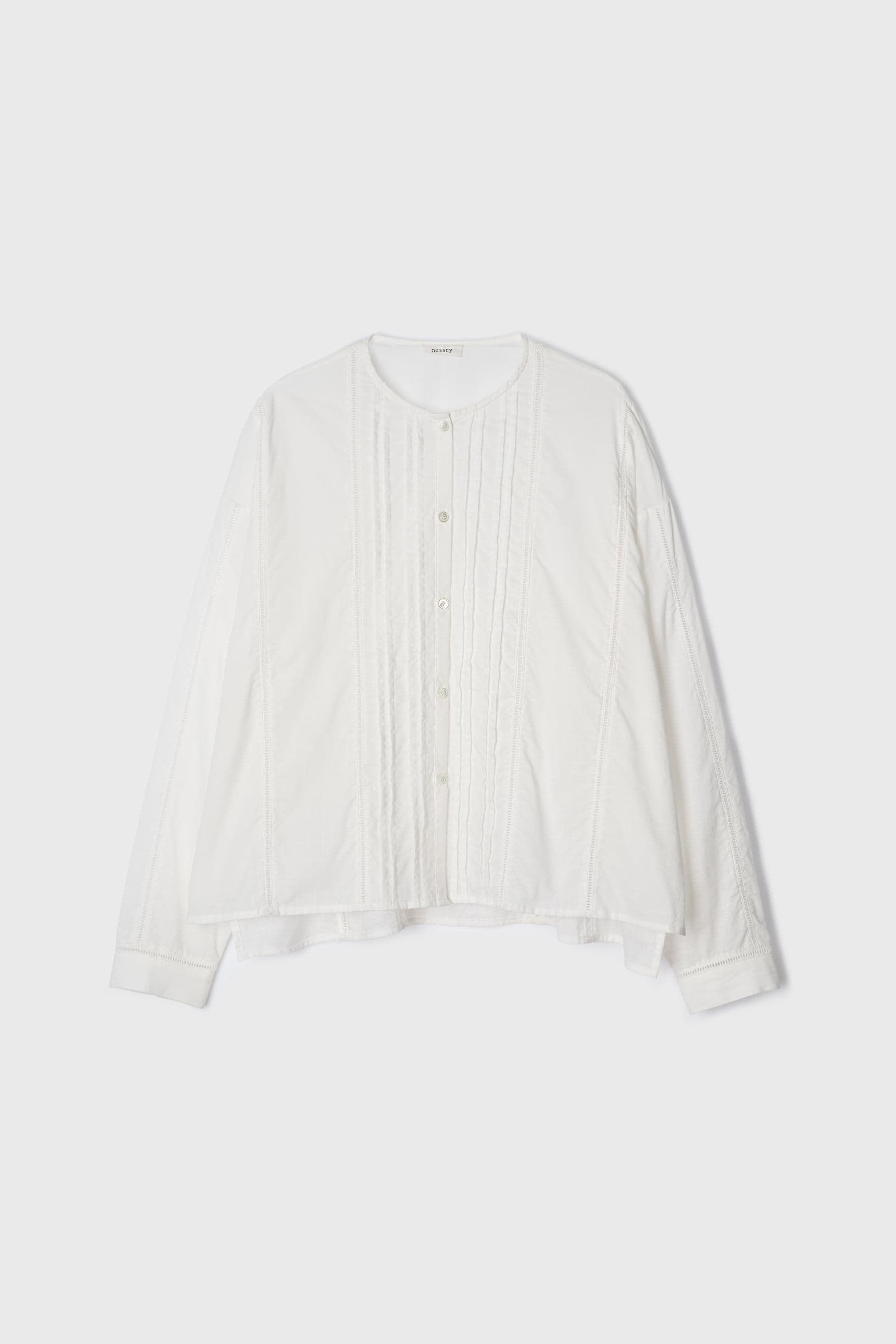 Cotton Eyelet Blouse (White)