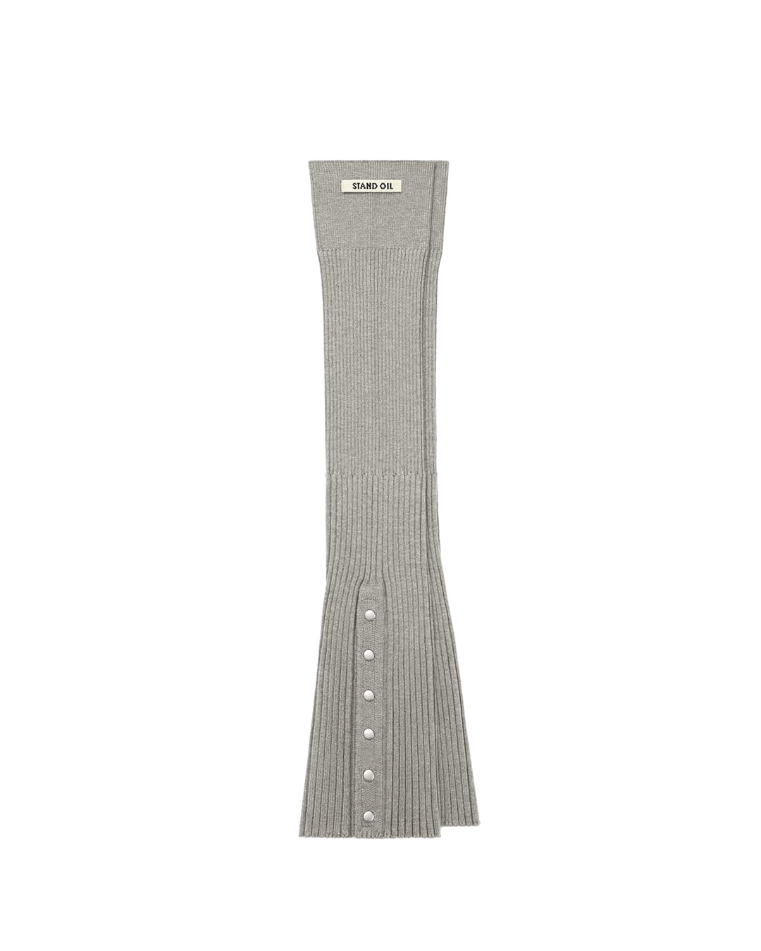 Snap Knit Leg Warmer · 스냅 니트 레그 워머 / 그레이