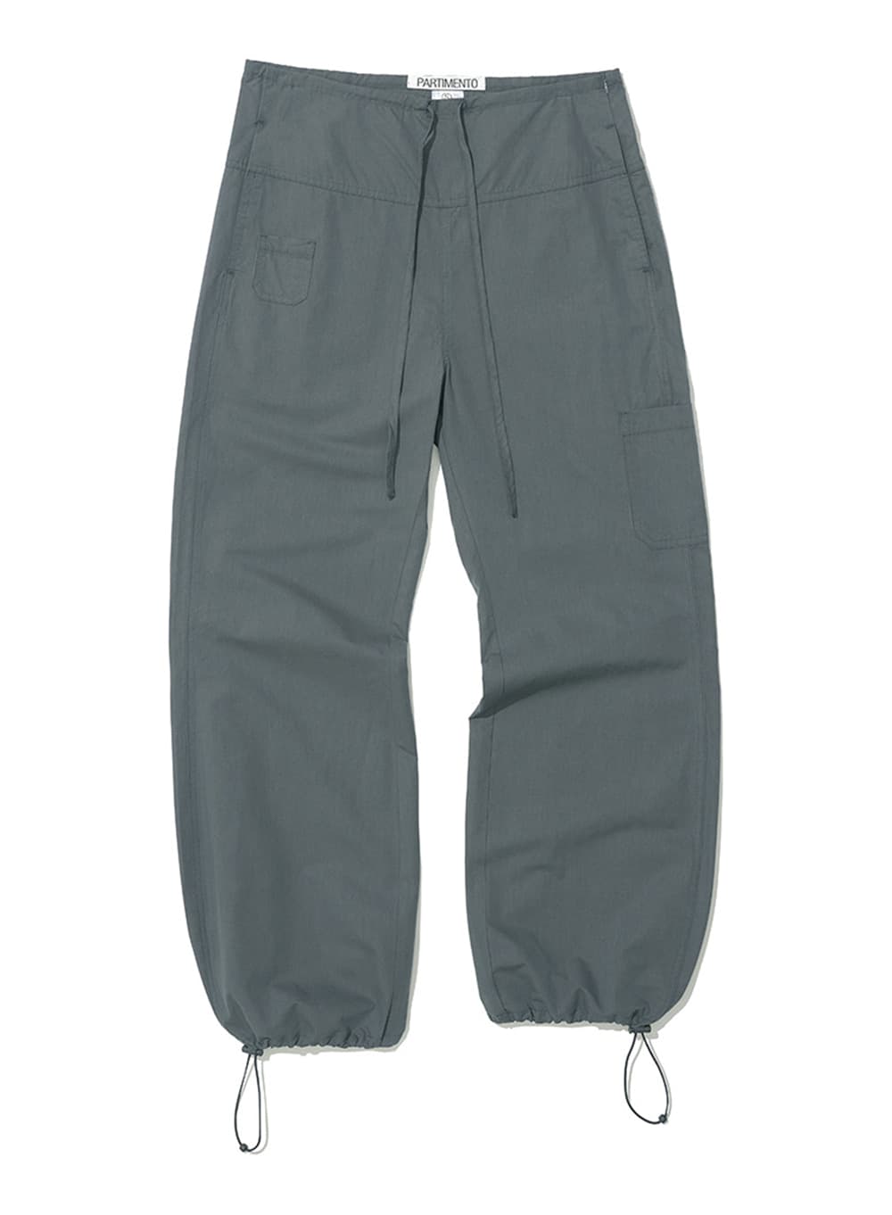 ROUNDING DRAWSTRING PANTS_CHARCOAL
