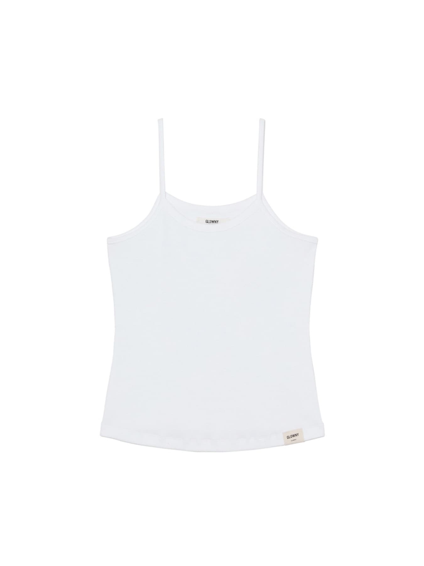 G FINE RIB CAMISOLE (WHITE)