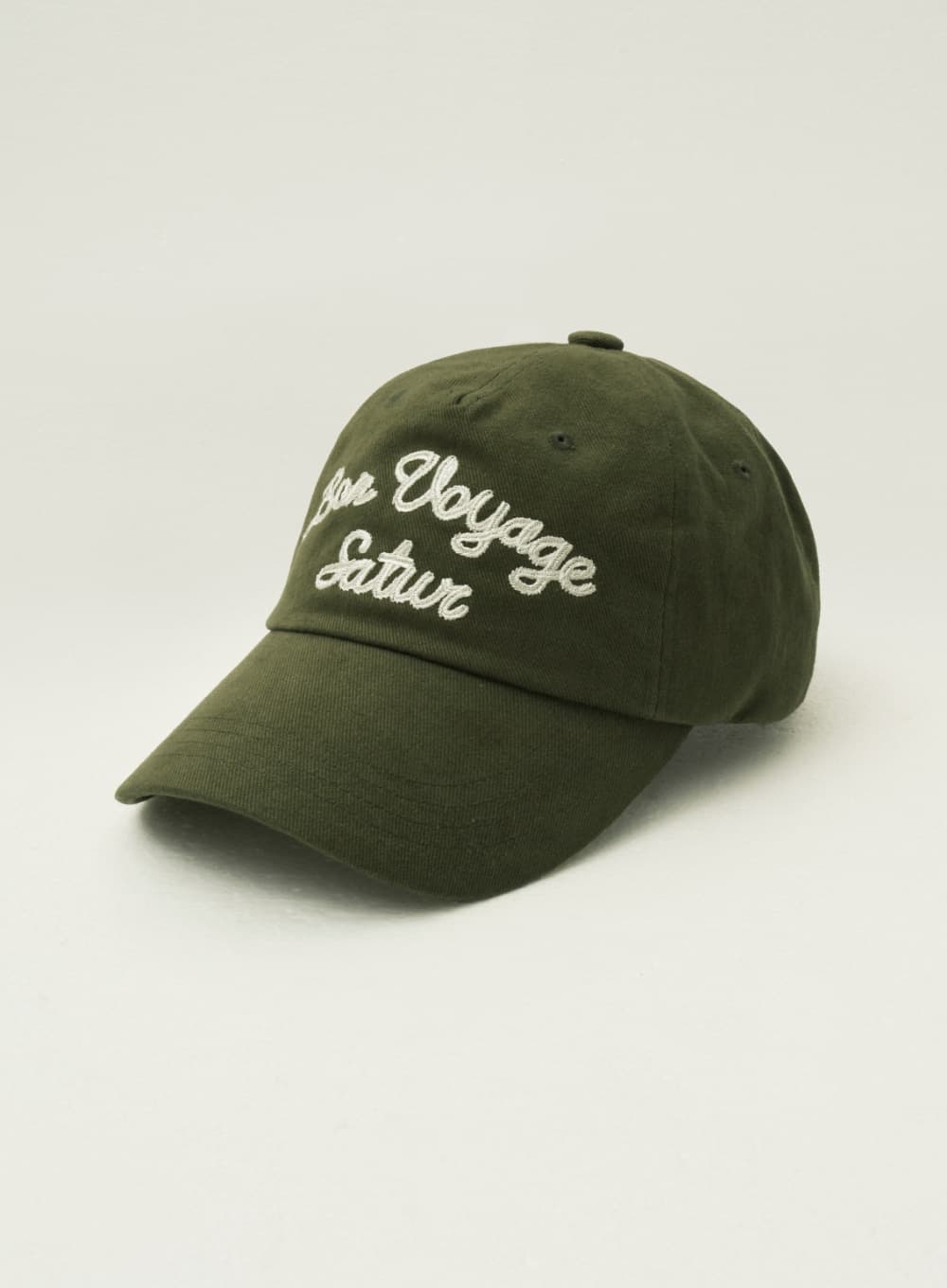 Bon Voyage 5 Panel Ball Cap - Khaki