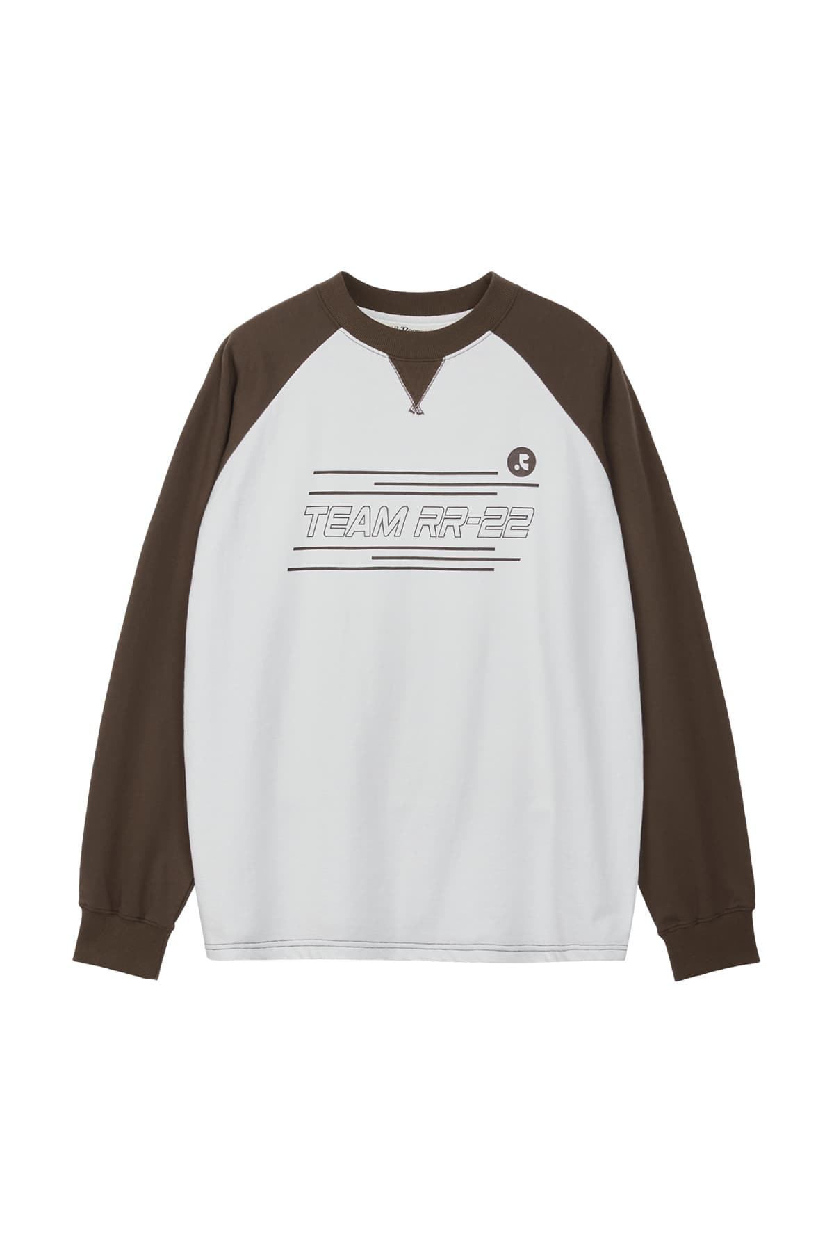 OVERSIZED RAGLAN SWEATSHIRT - WHITE