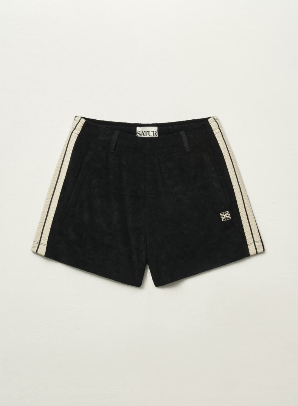 (W) Lawton Terry Shorts - Black