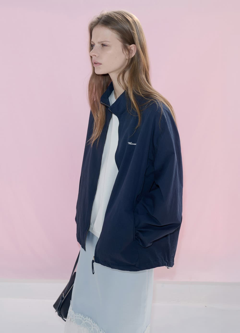 Ground Raglan Zip-up Jumper - Blueberry Navy