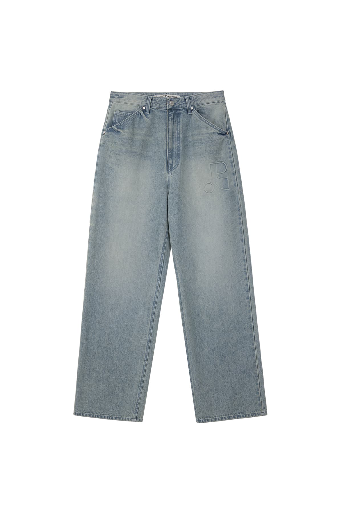 LOGO AMBO DENIM PANTS - LIGHT BLUE