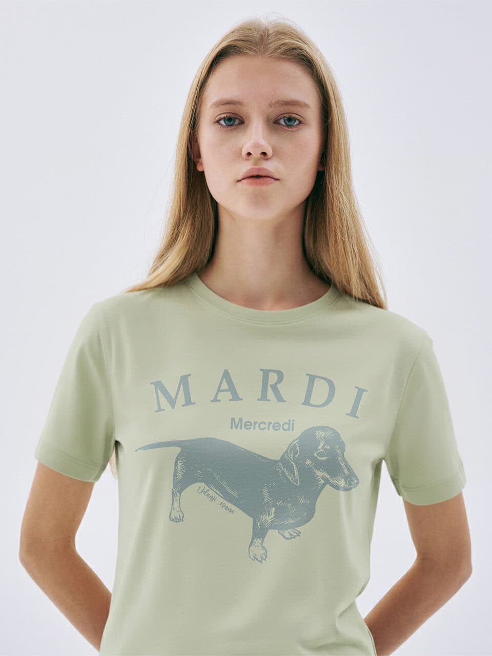 SLIM TSHIRT DDANJI PASTEL_GREEN