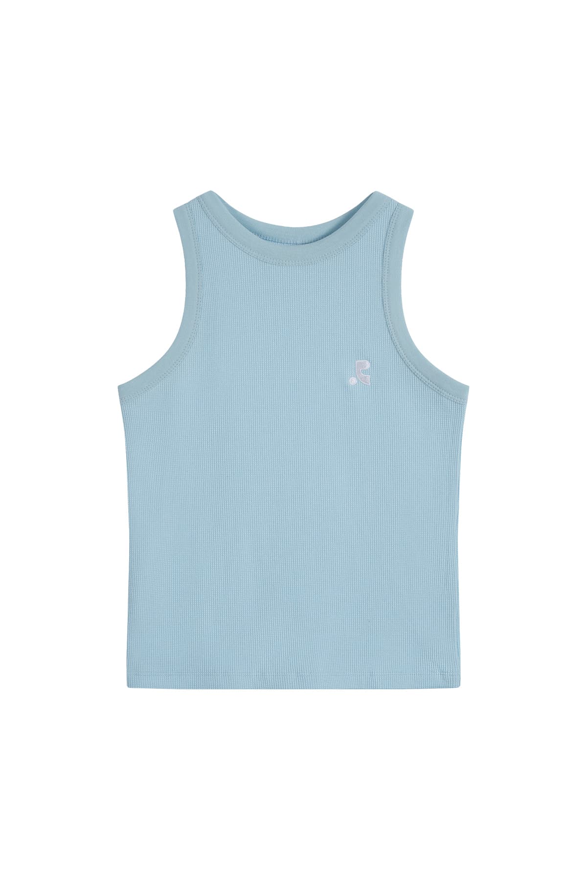 WAFFLE SLEEVELESS - SKY BLUE