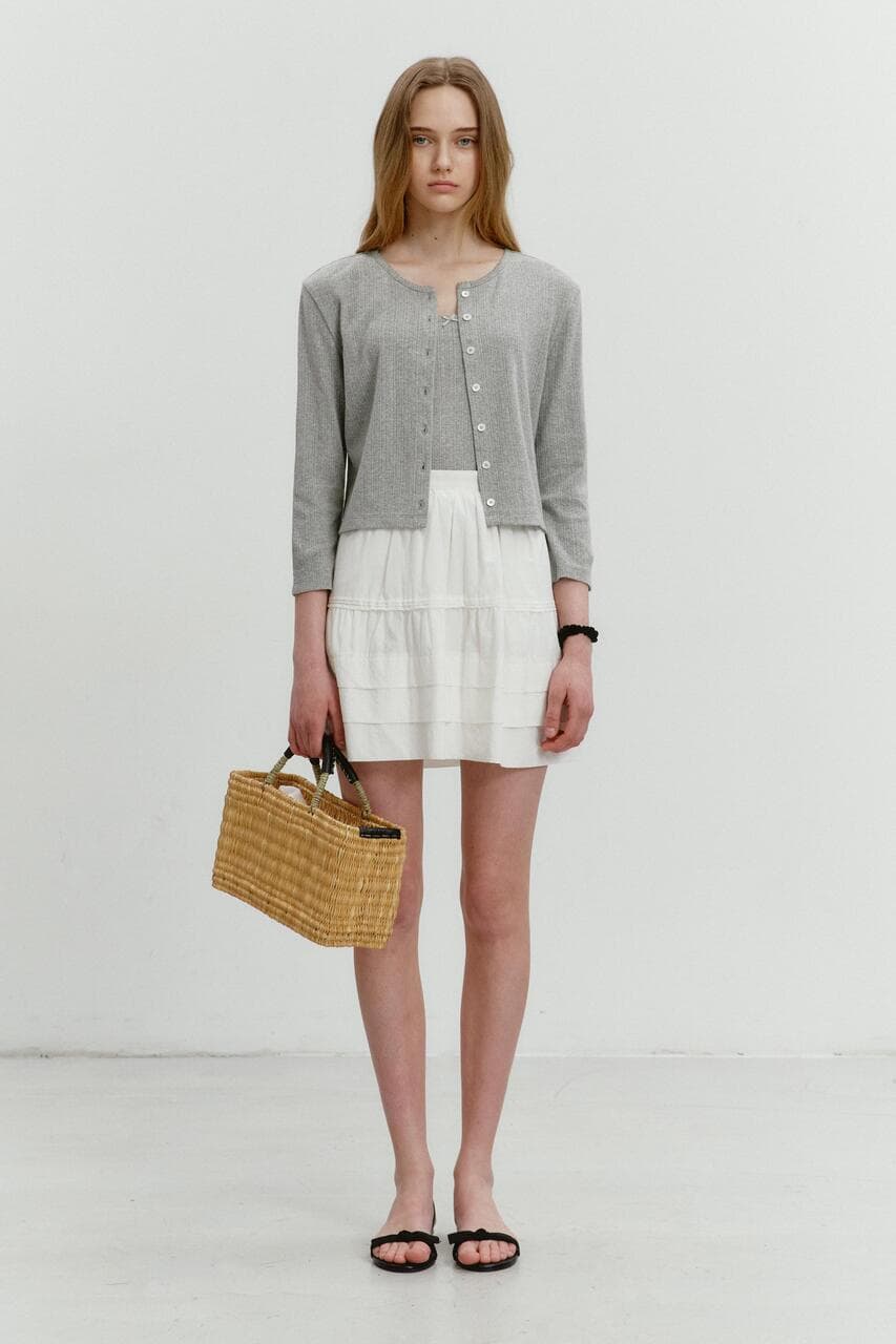 MINI FULL SKIRT IVORY