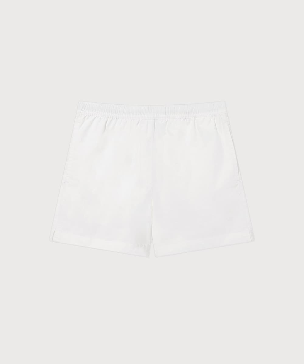 우먼 경량 나일론 쇼츠 White