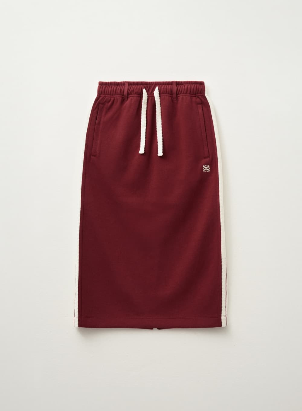 (W) Lawton Midi Skirt - Burgundy