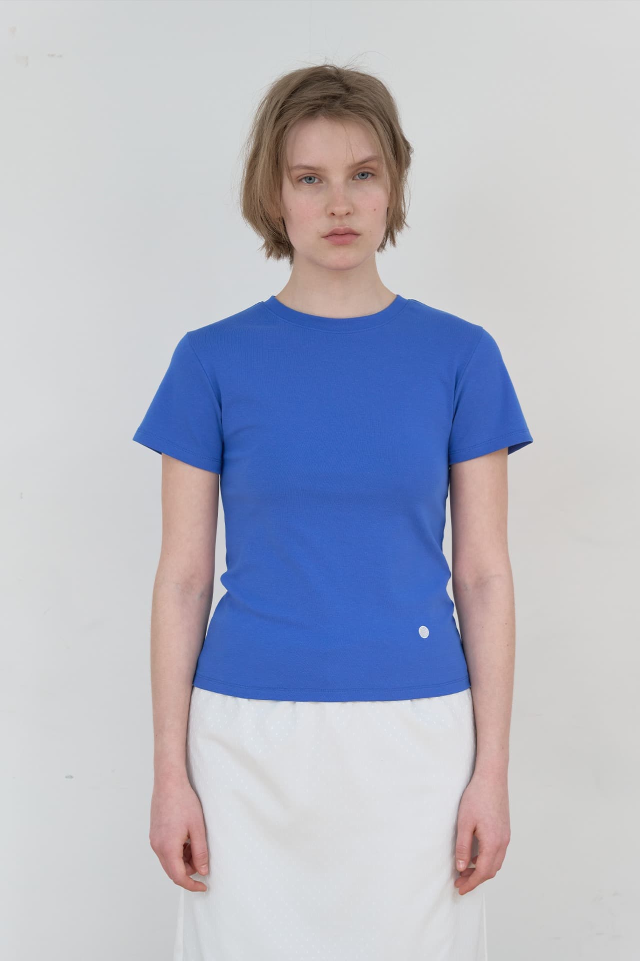 BASIC SIMBOL T-SHIRT_BLUE