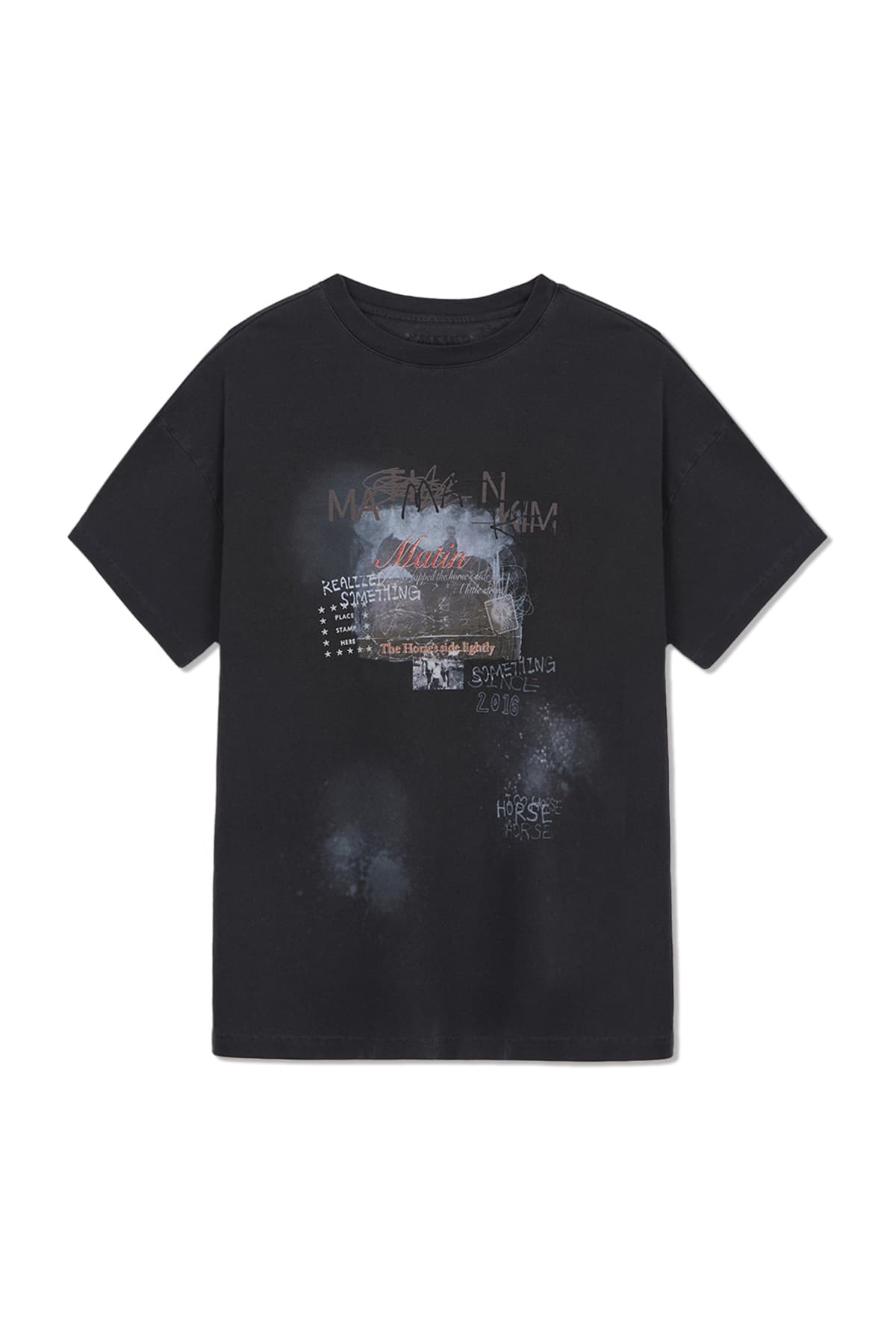MATIN LNY 26 PIGMENT LOGO TOP IN CHARCOAL