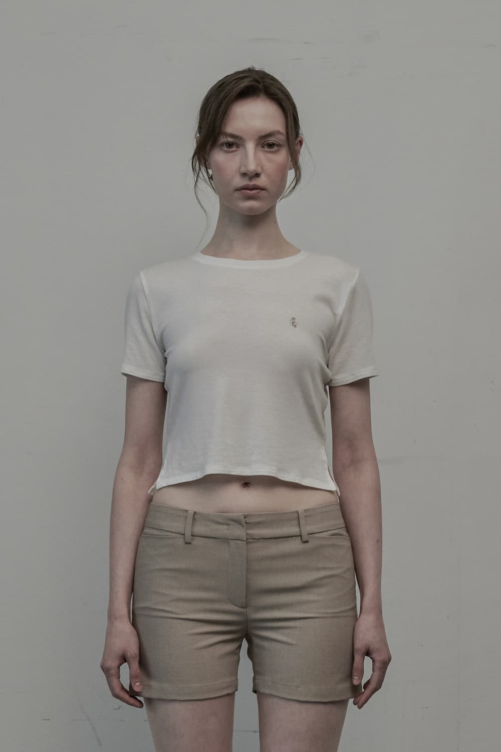 Mist Half-Sleeve T-Shirt - White