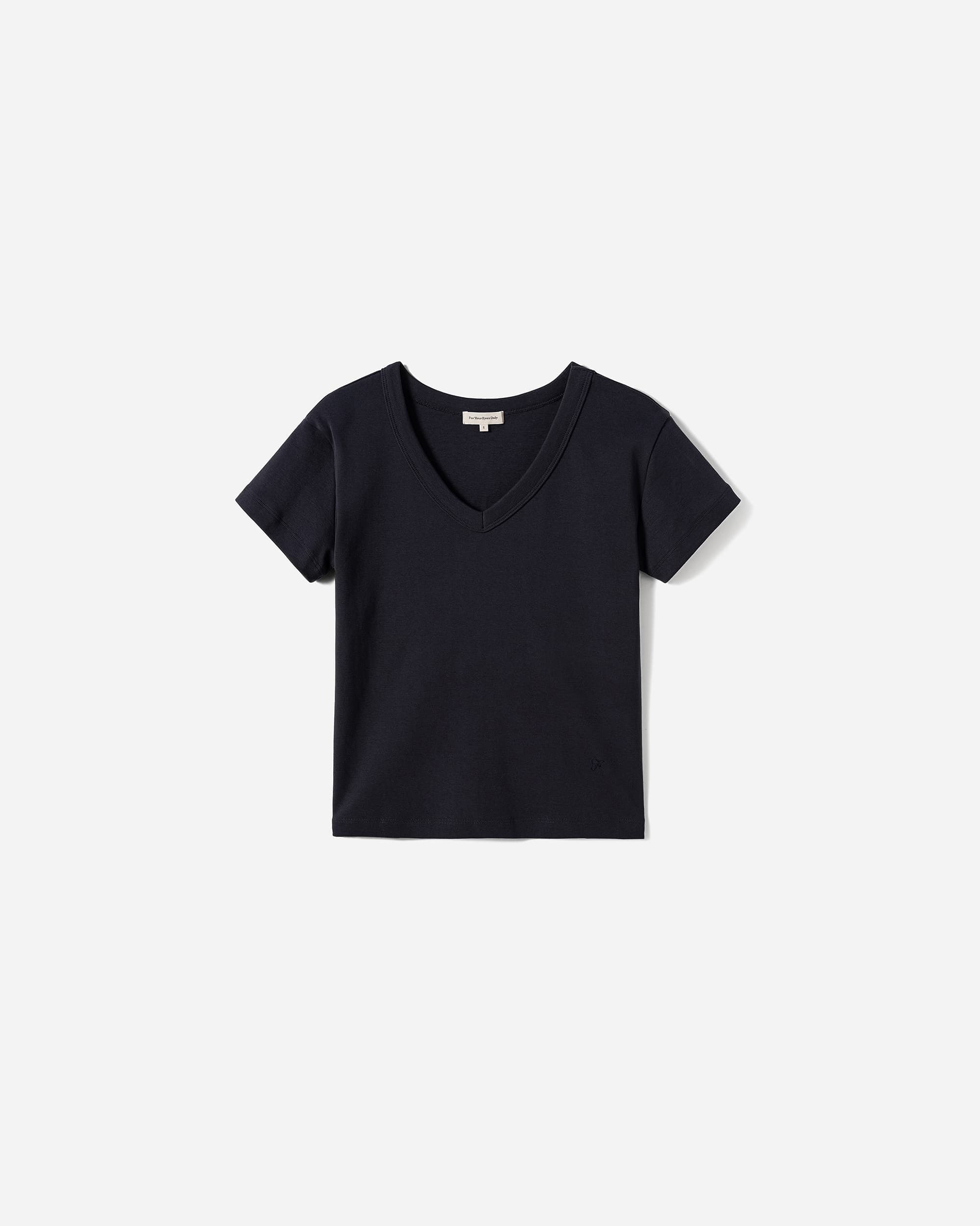 Fleu Cotton V-neck T-shirt