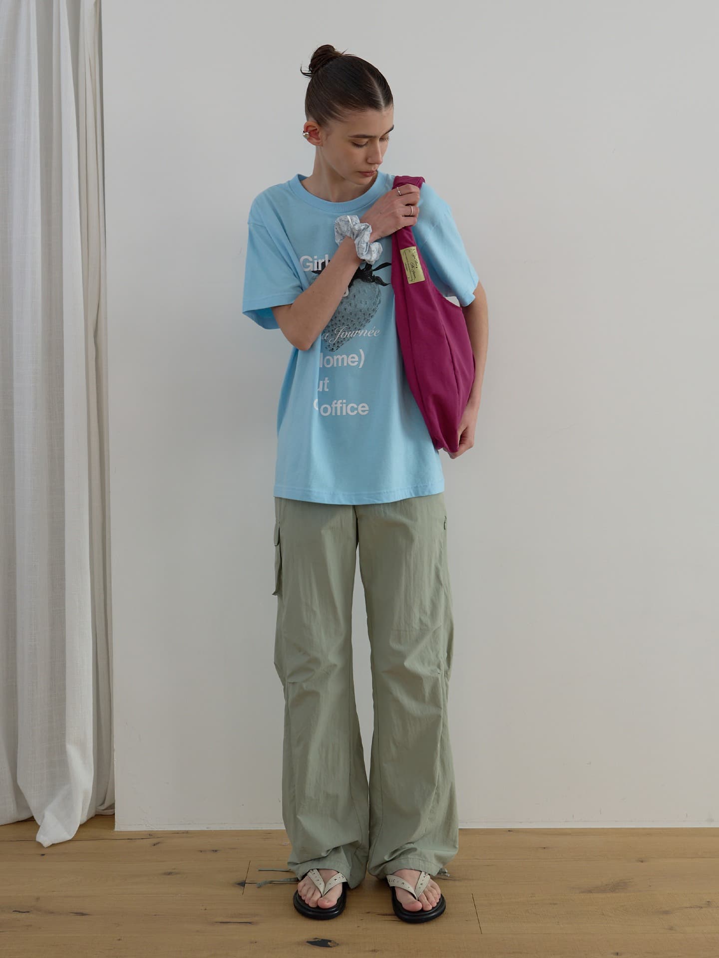 N.WIDE CARGO PANTS_KHAKI