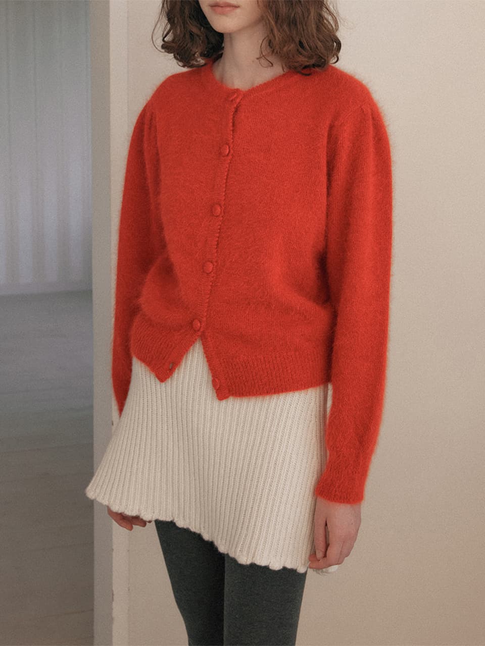 Lazy Knit Mini Skirt(3color)
