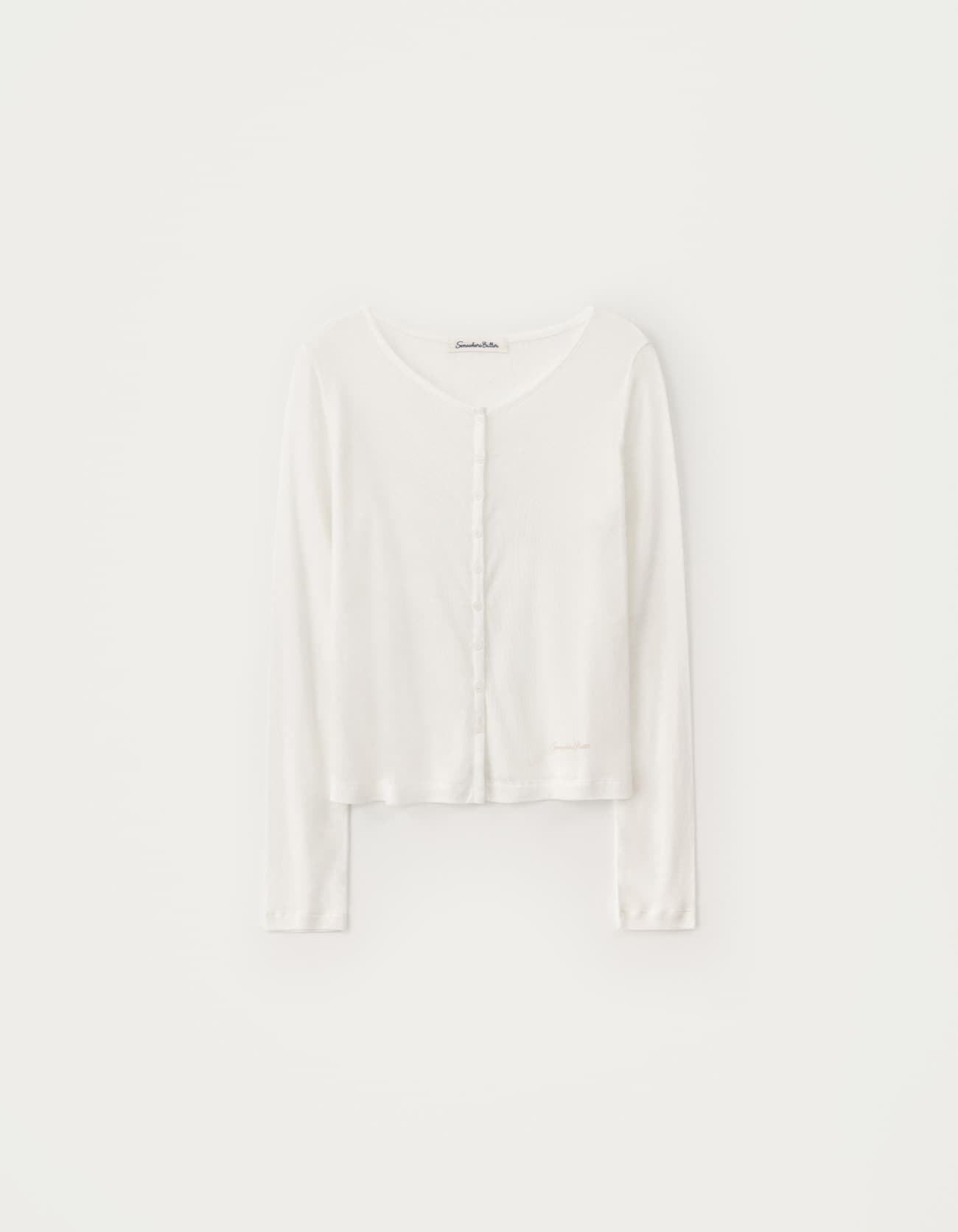 5.20 출고 New Lovey Button Cardigan - Ivory