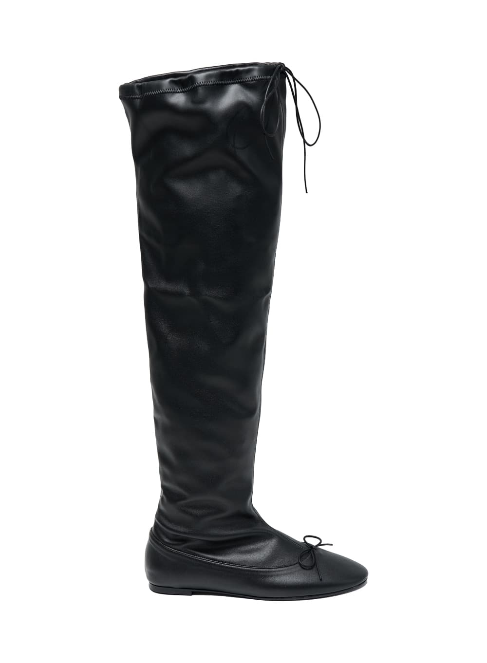 BALLET SLOUCHY LONG BOOTS_BLACK
