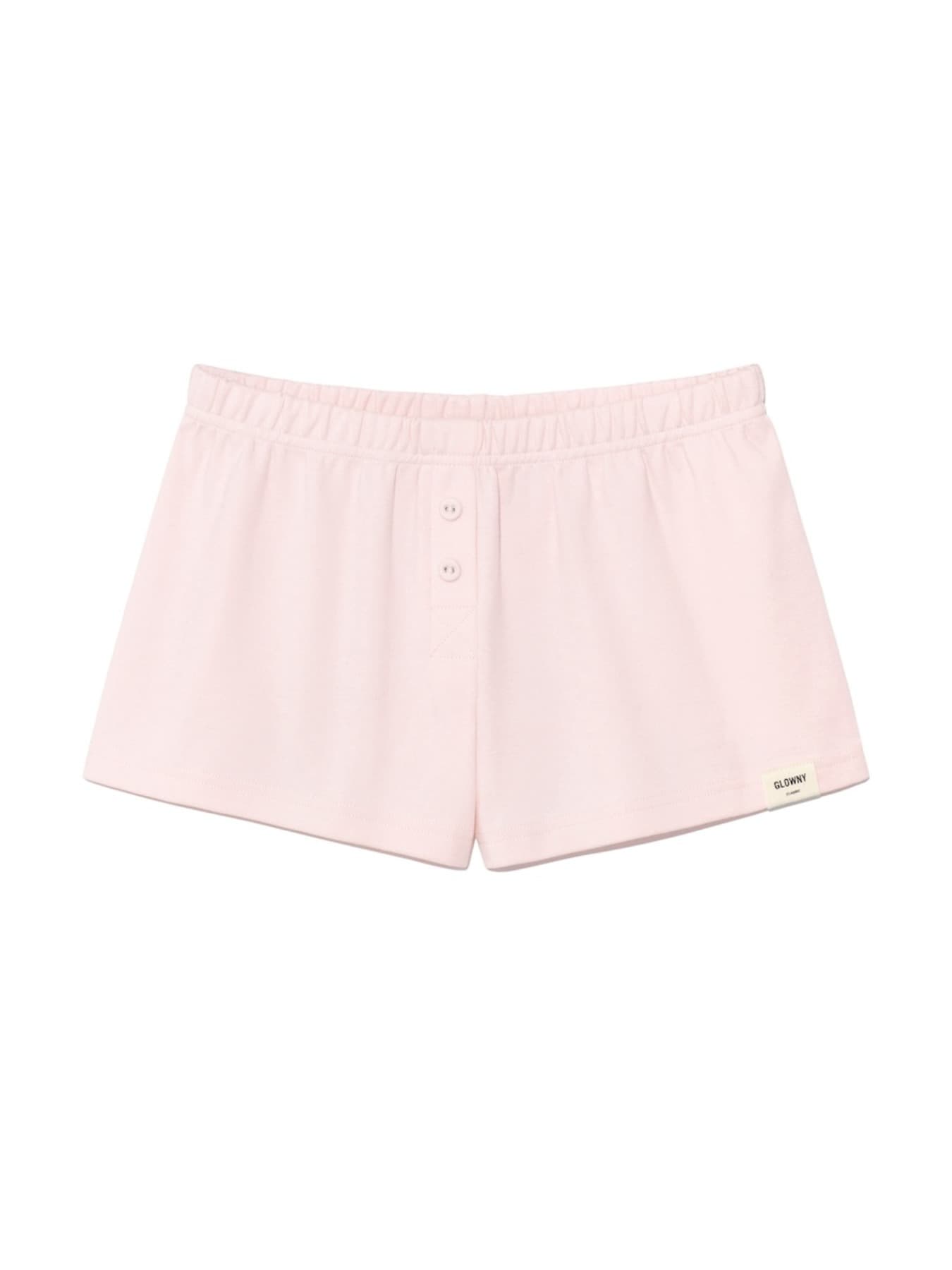 BUTTON FLY MINI SHORTS (STRAWBERRY)