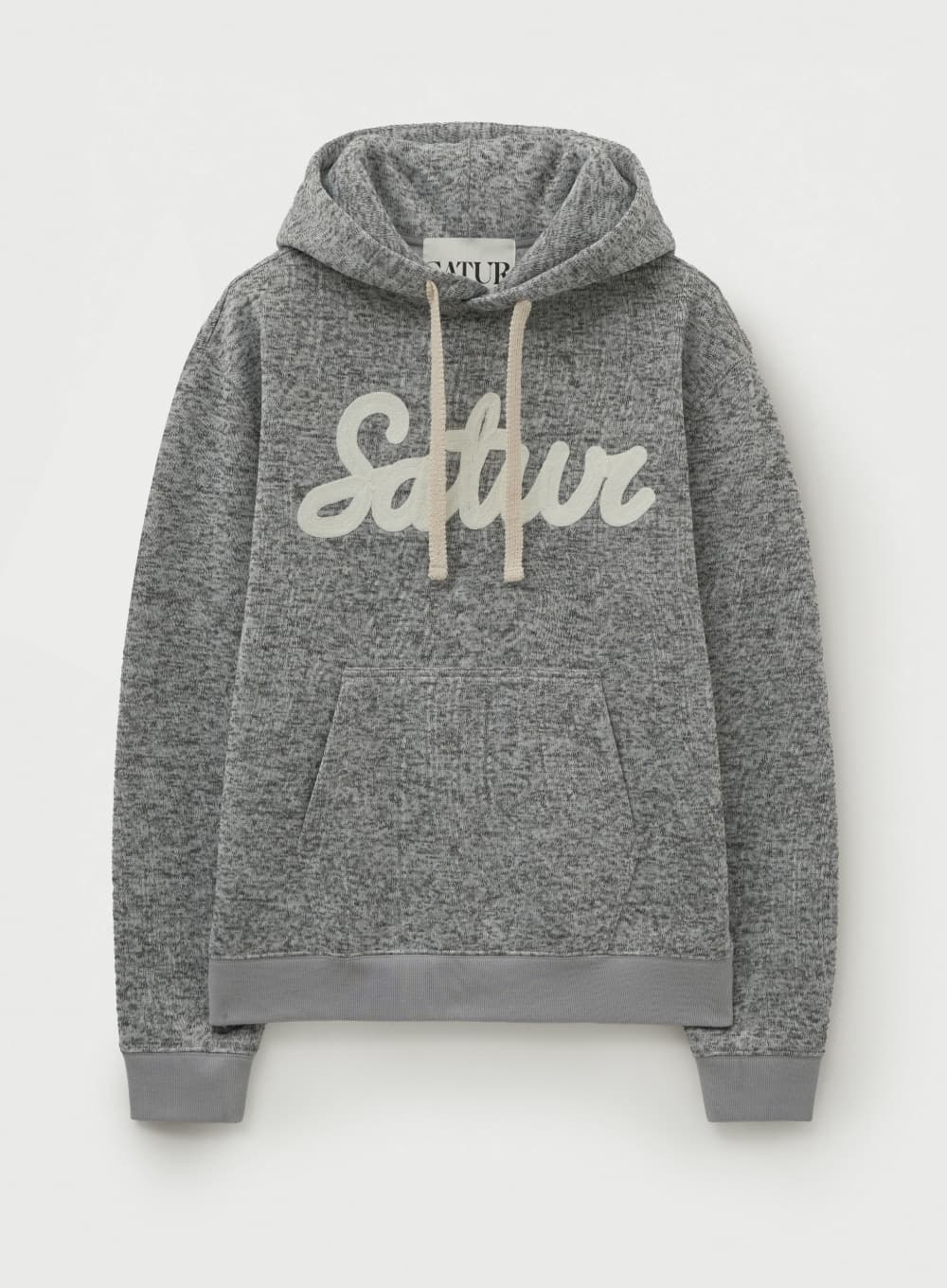 Lugo Heather Terry Hoodie - Melange Gray