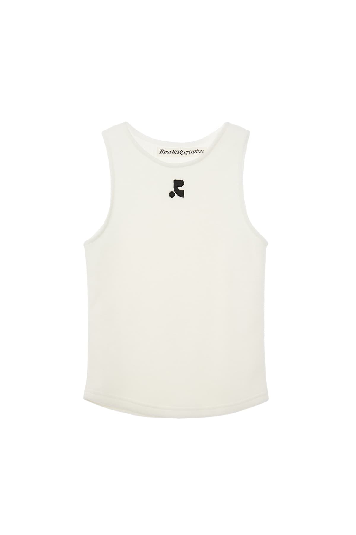HAIRY KNIT TANK TOP - IVORY