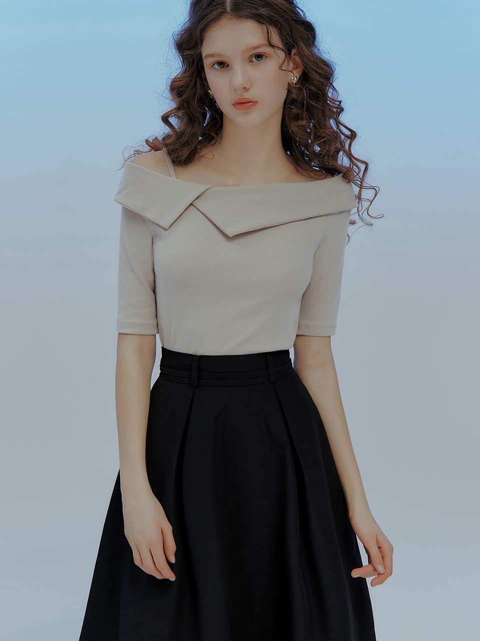 Tiia jersey blouse
