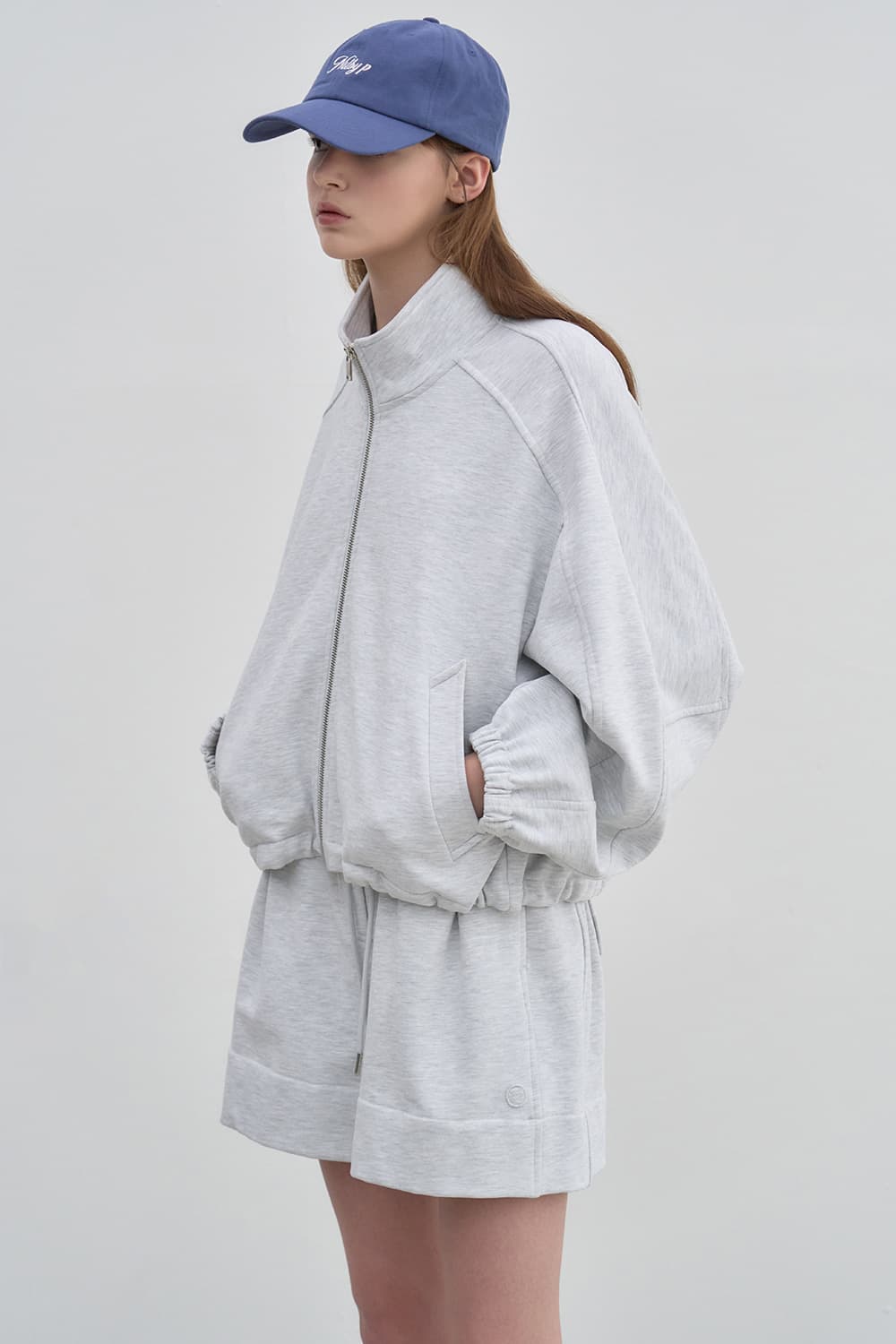 High-neck zurry zip-up MEL [N6STS02]