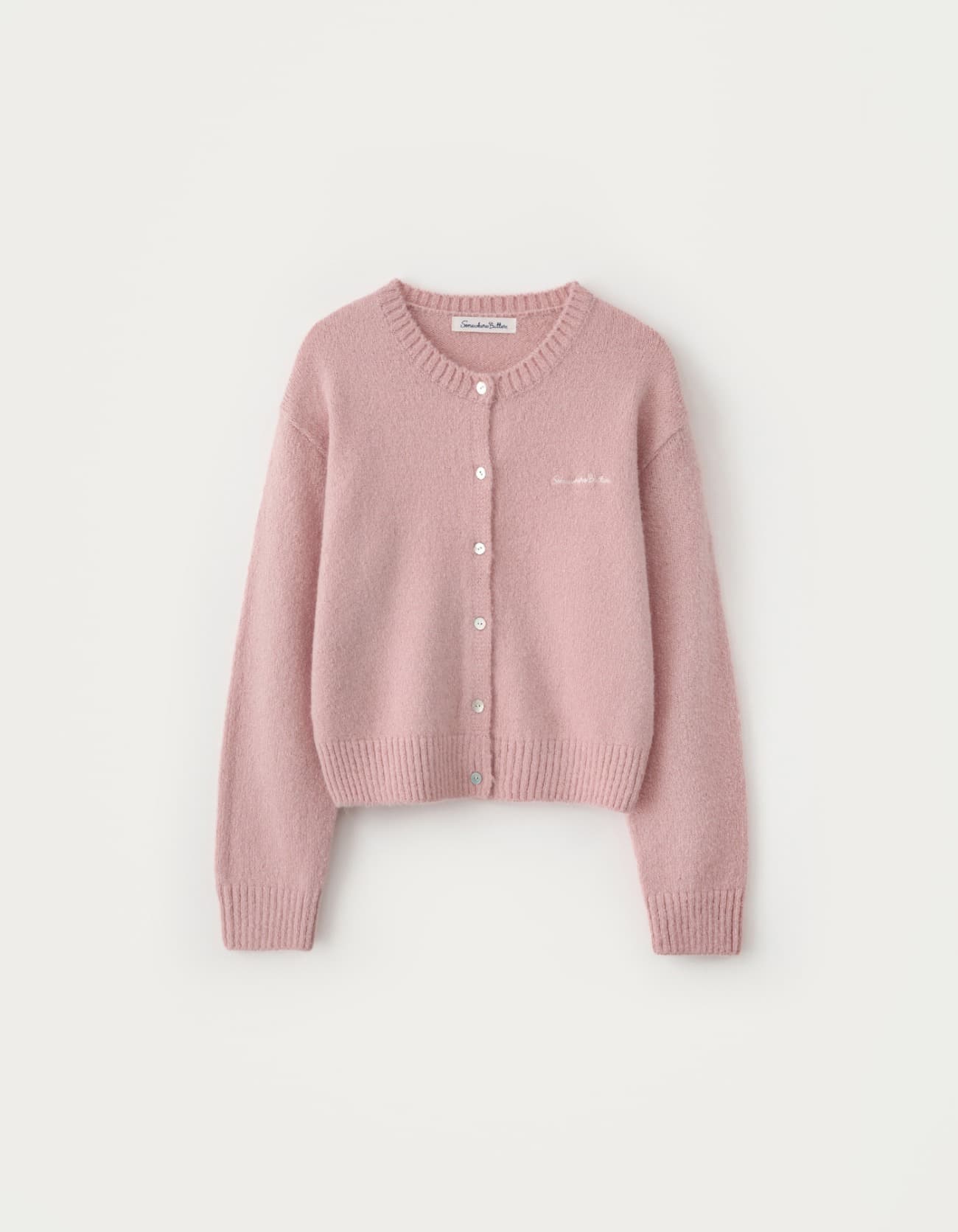 Manon Alpaca Cardigan - Pink
