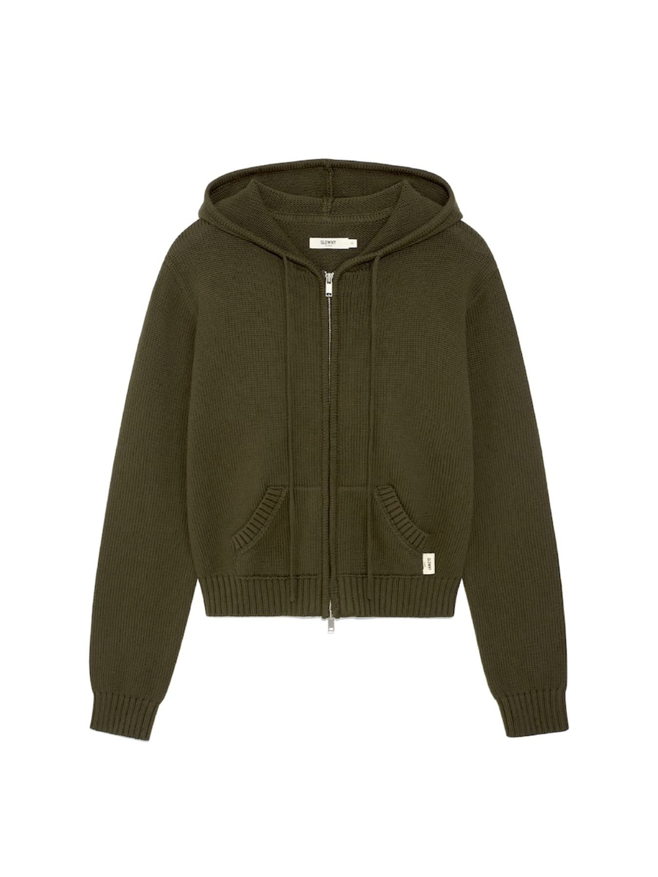 G CLASSIC KNIT ZIP UP (KHAKI)
