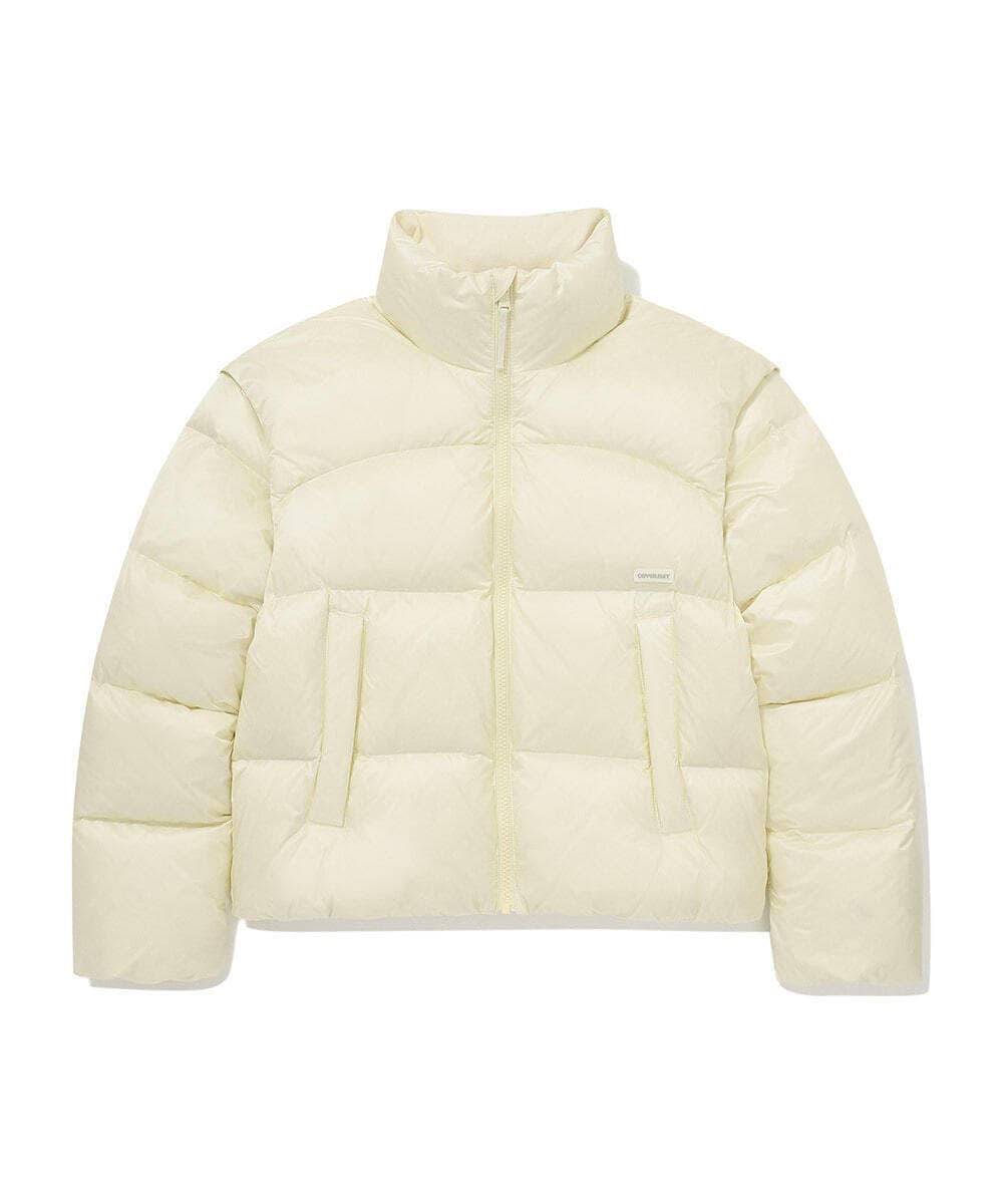 RDS 우먼 디테처블 다운 점퍼 Light Yellow