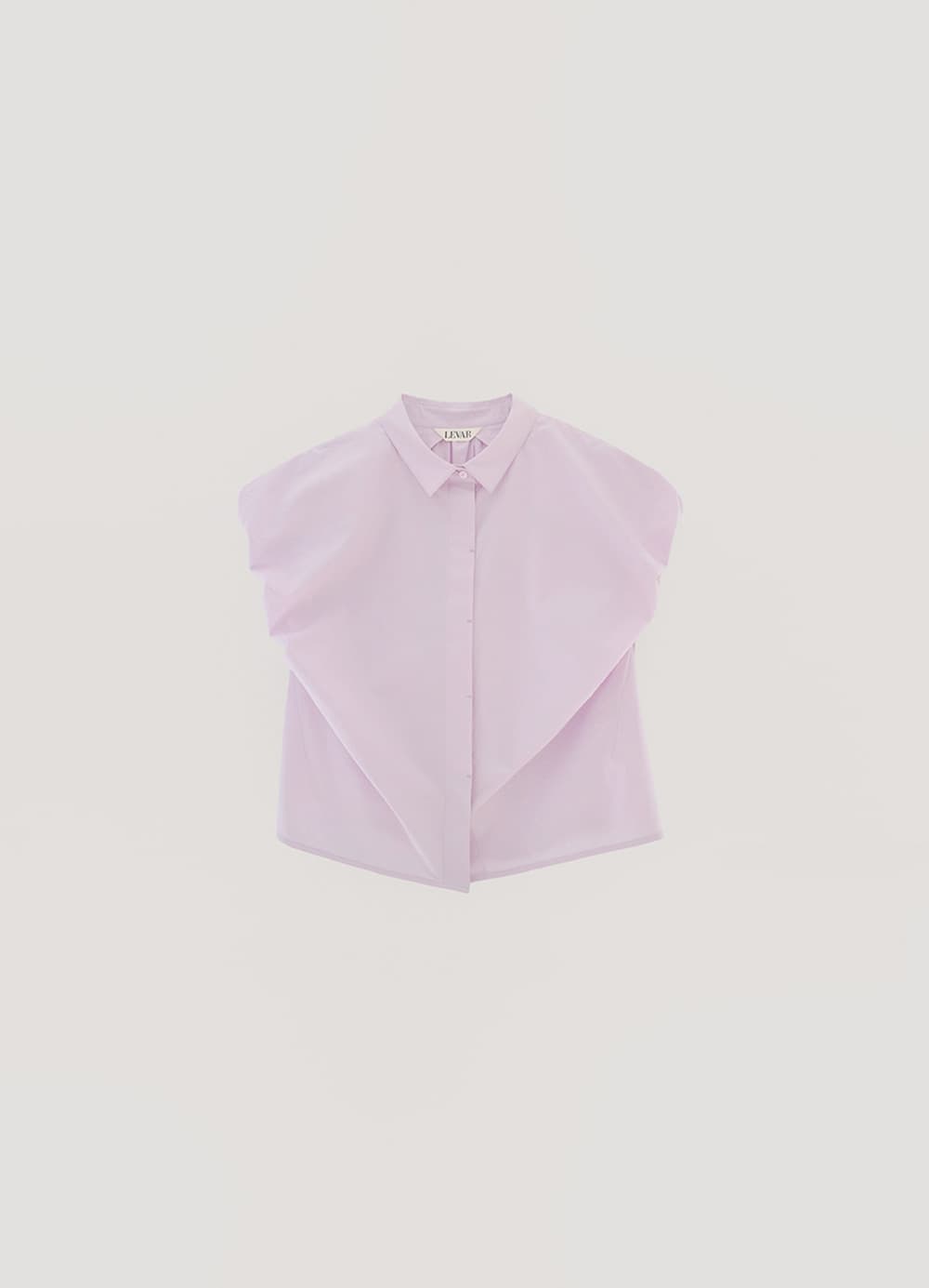 Volume Sleeveless Shirt - Lilac