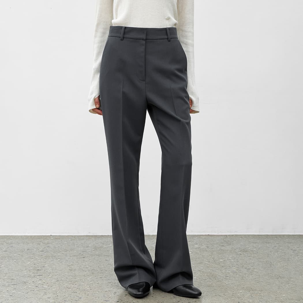 (Z-PT-5681)ESSENTIAL COMFY BOOTCUT PANTS