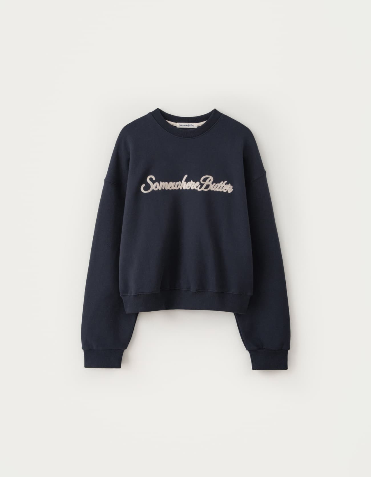 Bold Logo Sweatshirt - Navy