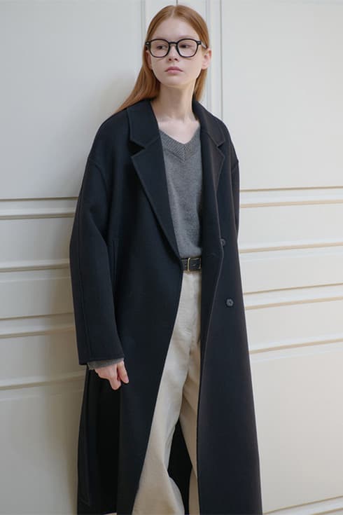 25FN premium handmade coat [BK]