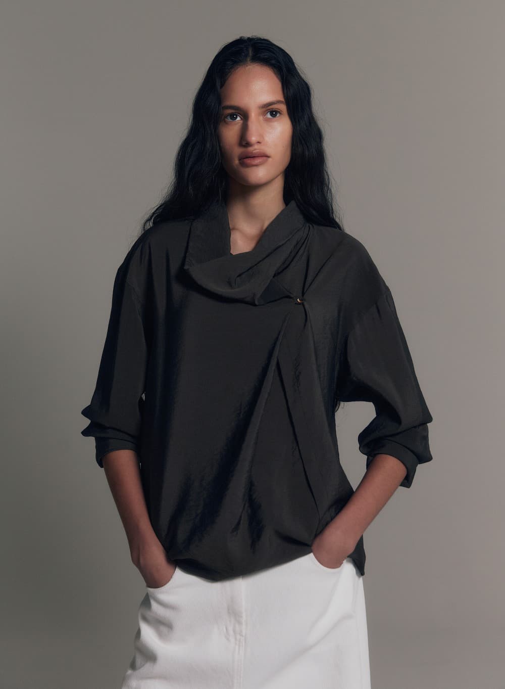 Anais Blouse Chocolate