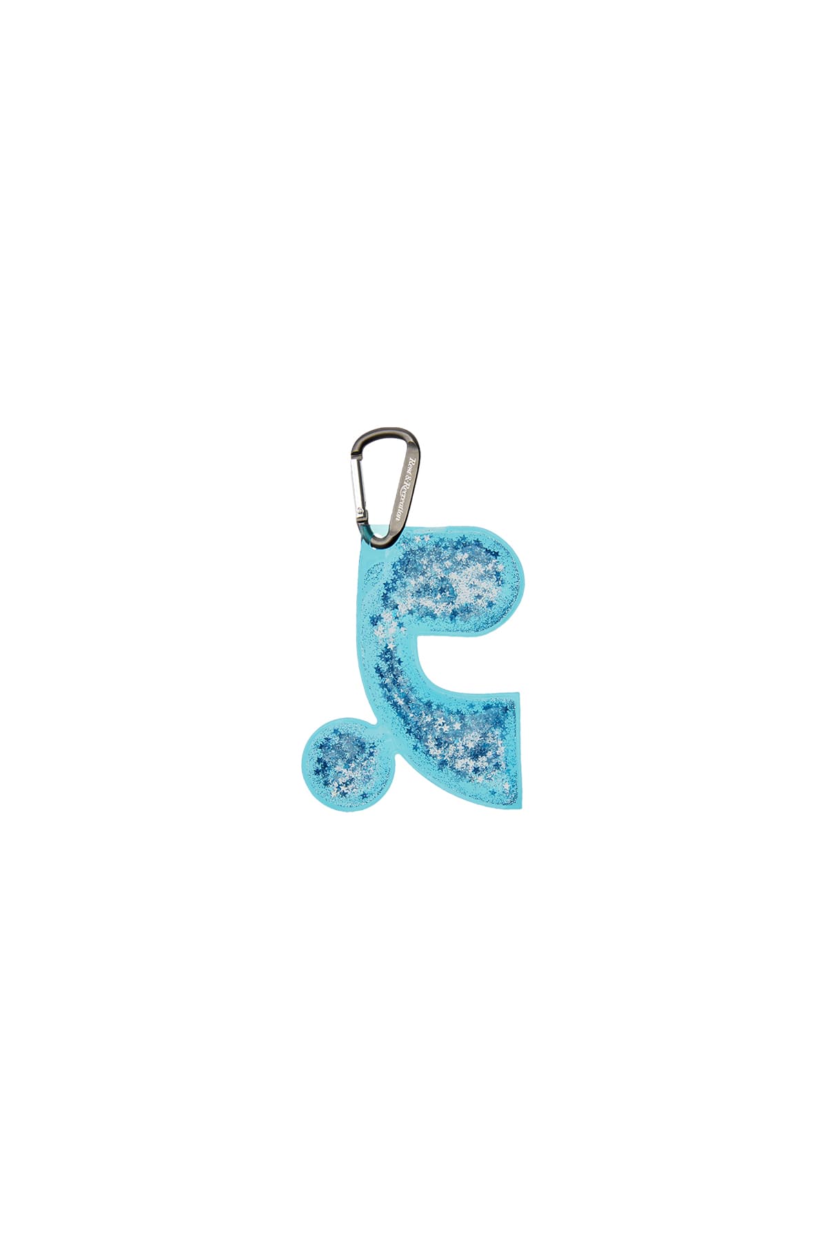 RR GLITTER KEYRING - SKY BLUE