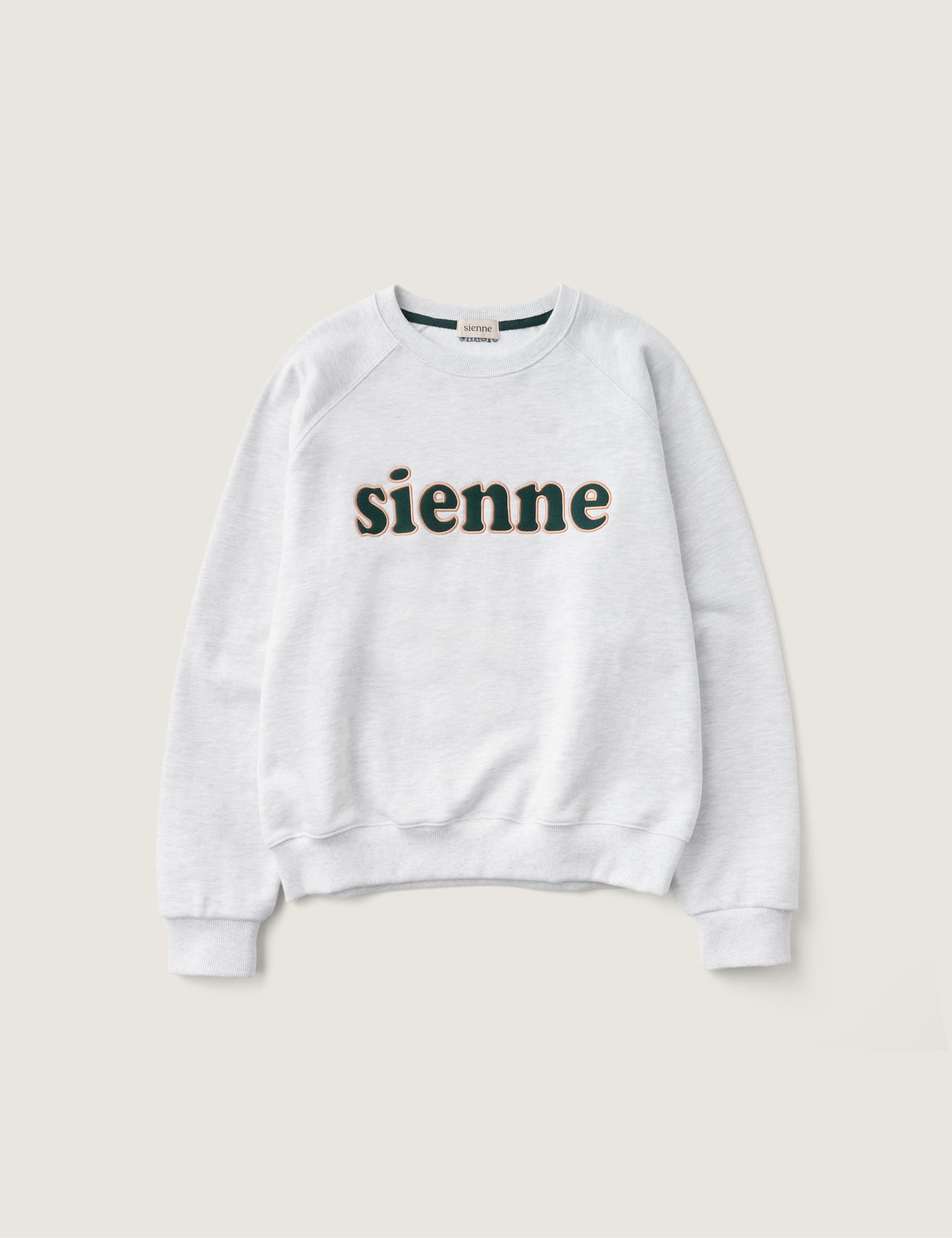Sienne Patch Sweatshirts (Melange Gray)