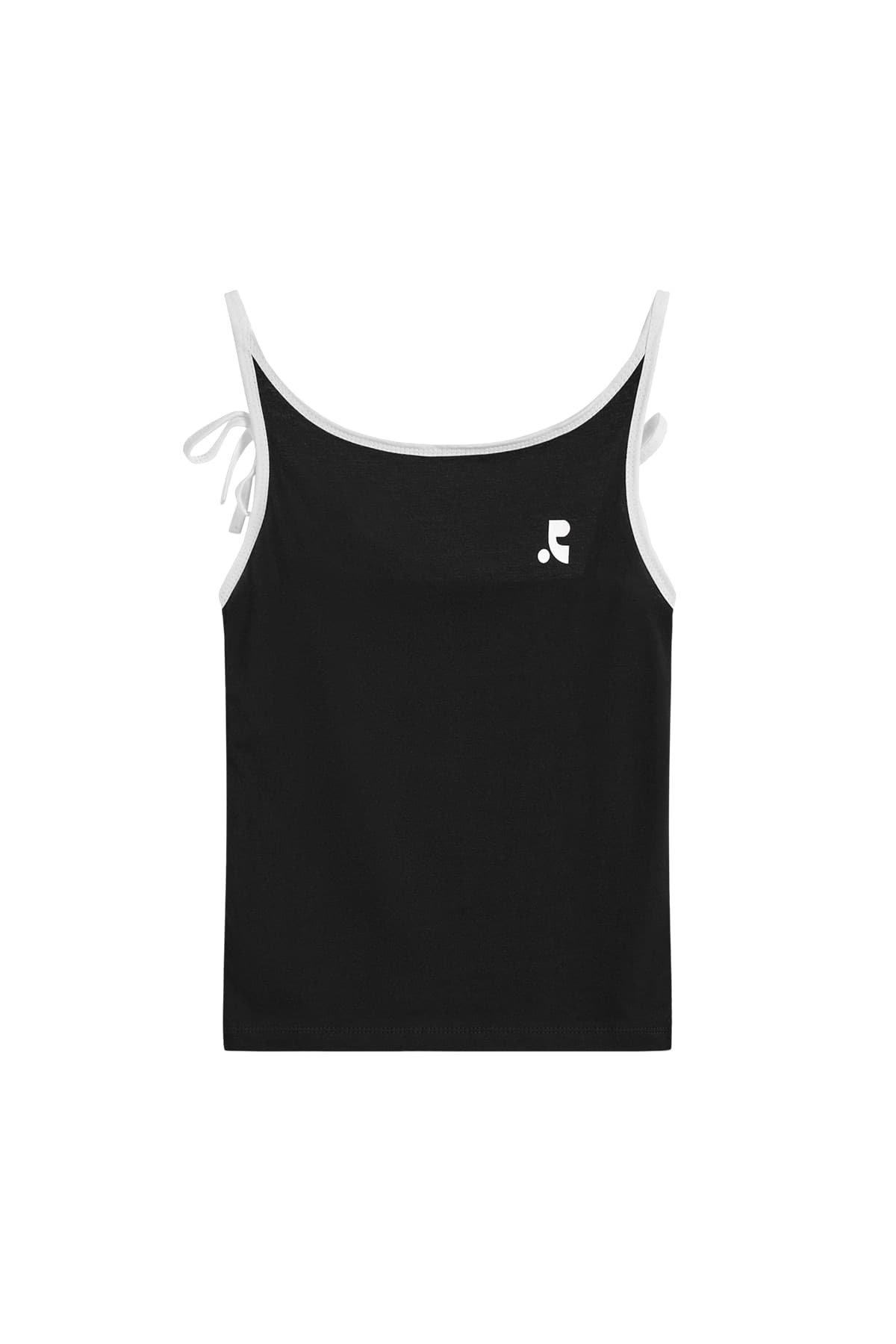 BACK TIE SLEEVELESS - BLACK