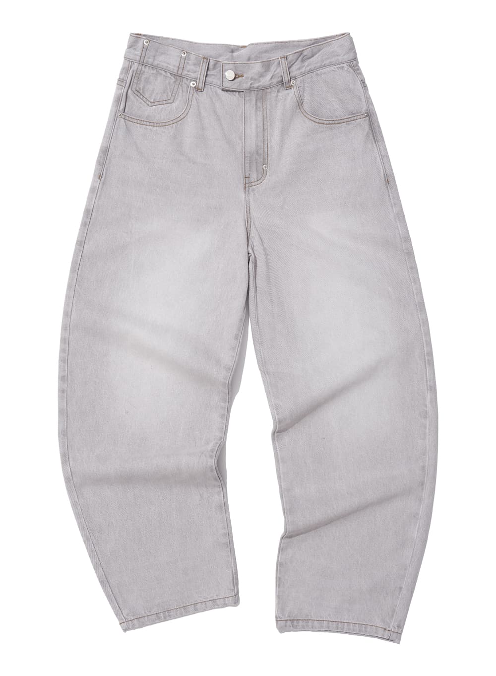 CINCH-BACK ROUNDING JEANS_ECRU