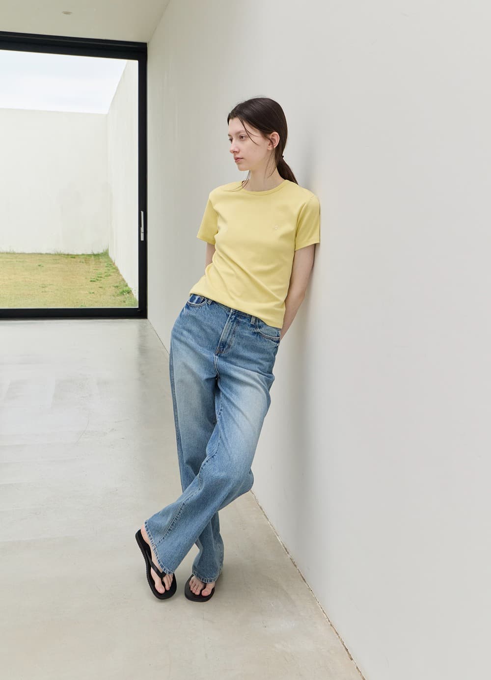 Contour Straight Denim - Fade Blue