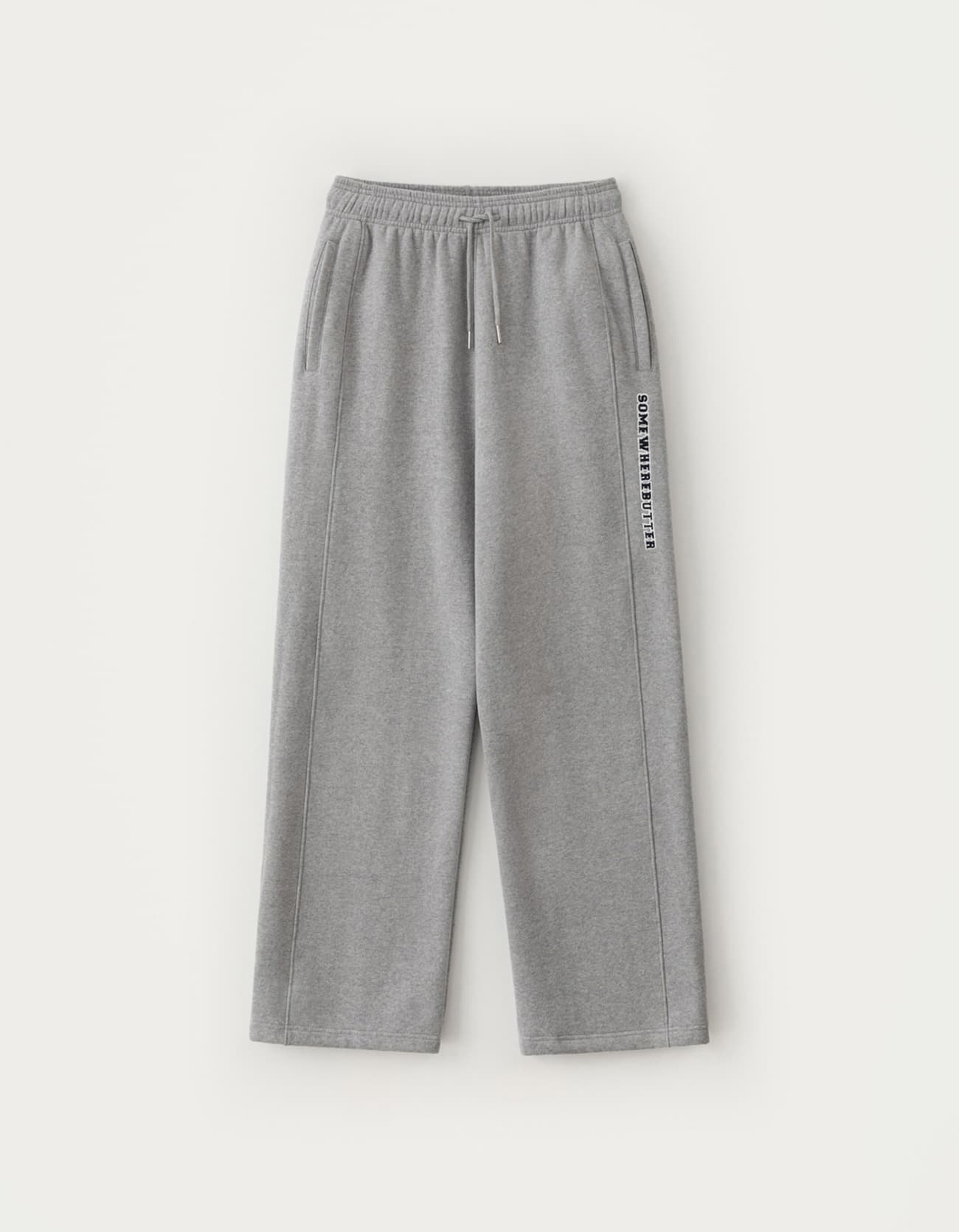 Square Logo String Sweatpants - Grey