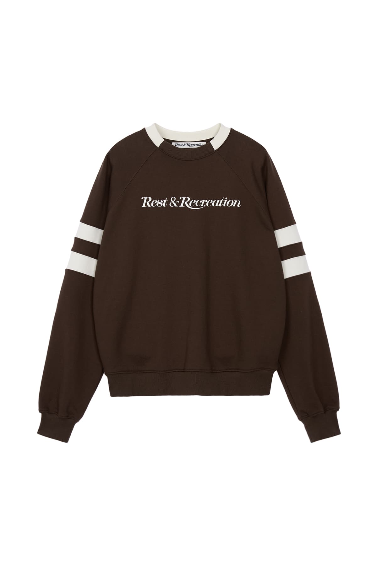 RR OVERSIZED RAGLAN SWEATSHIRT - BROWN