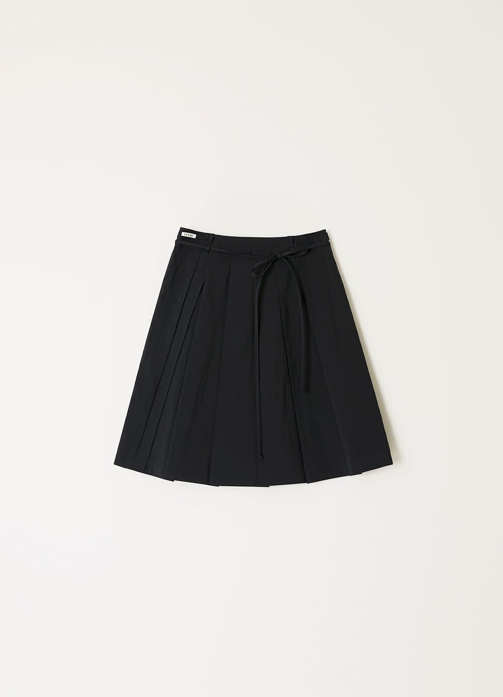 Crispy Pleated Skirt - Black