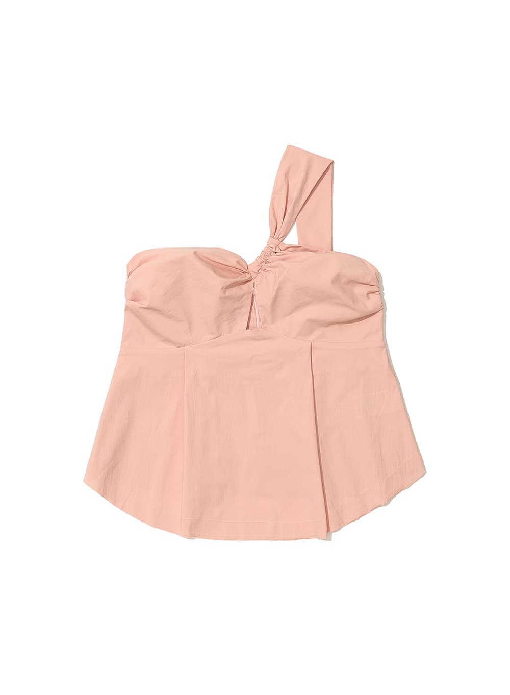 UNBALANCE STRAP BLOUSE_PINK