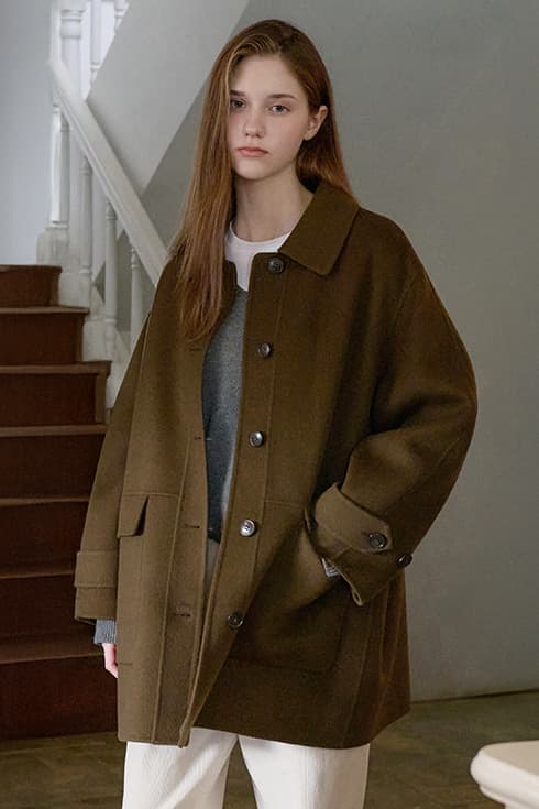 25FN casual half handmade coat [BR]