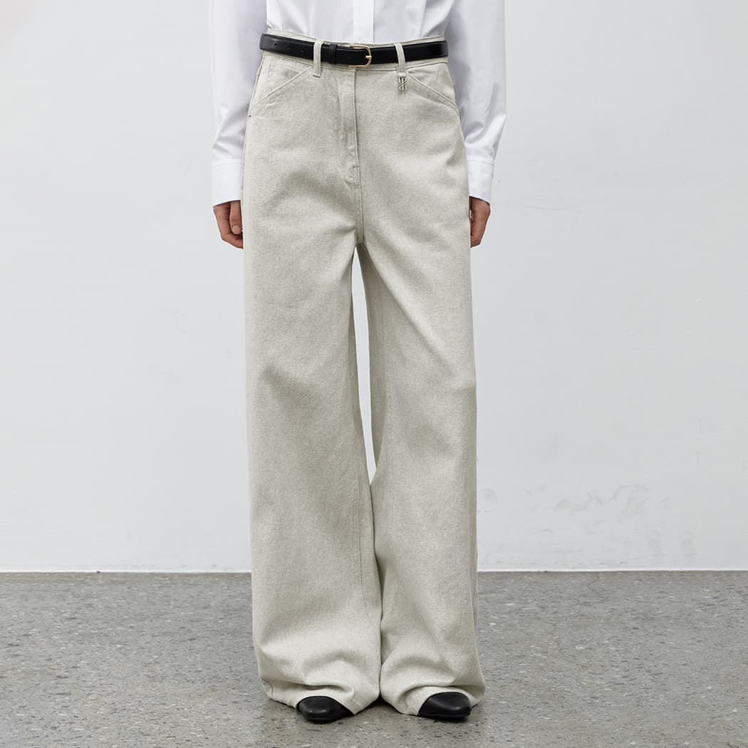 (Z-PT-5628)ESSENTIAL PIGMENT WIDE PANTS