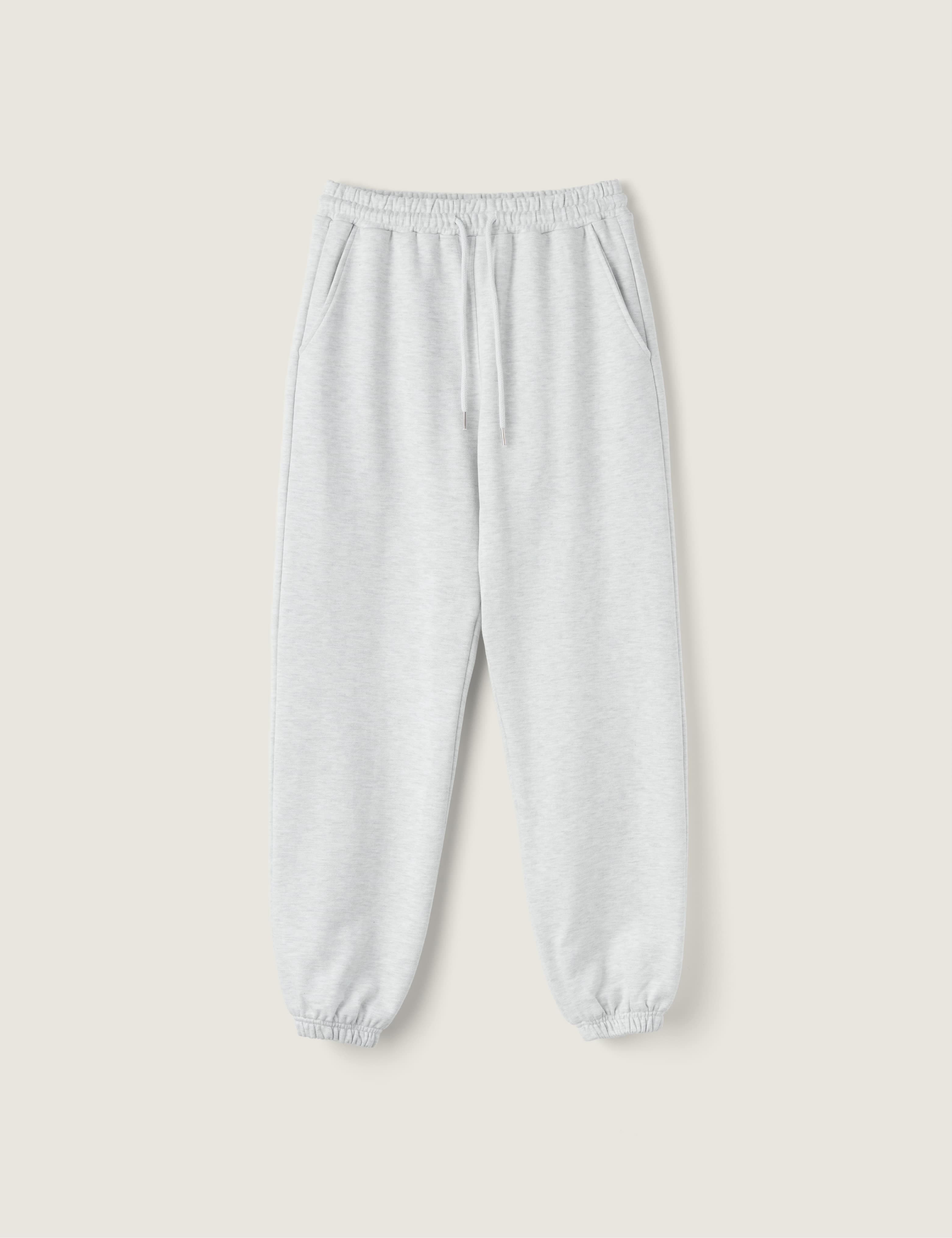 Sonia Jogger Pants (White Melange)
